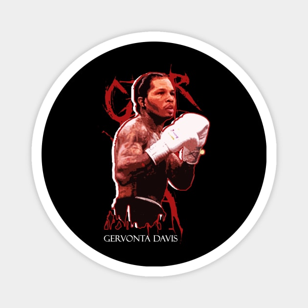 Gervonta Tank Davis Magnet by Suisui Artworks